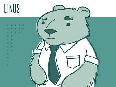 Linus The Bear cards creative clash design game illustration