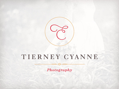 Tierney Cyanne Photography classic logo monogram photography simple