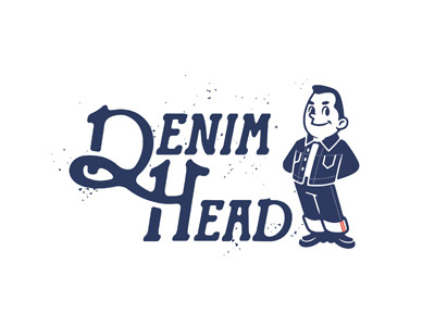 Denimhead branding denim denimhead identity logotype