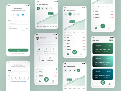 Finance App finance financeapp mobile moneytransfer ui ux