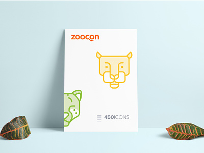 Zoocon animal creativemarket cute eagle forsale glyph haskey icons line pit bull wolf zoo