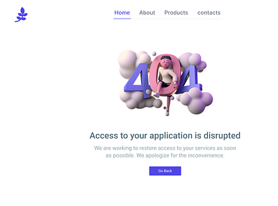 404 error page ui 3d 404 404error animation branding error graphic design logo motion graphics ui uipage