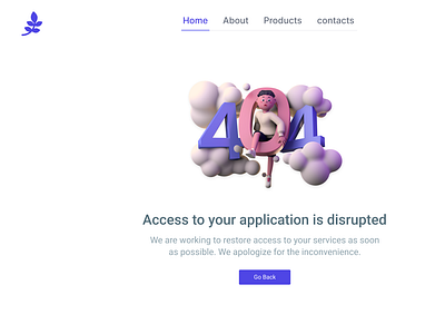 404 error page ui 3d 404 404error animation branding error graphic design logo motion graphics ui uipage