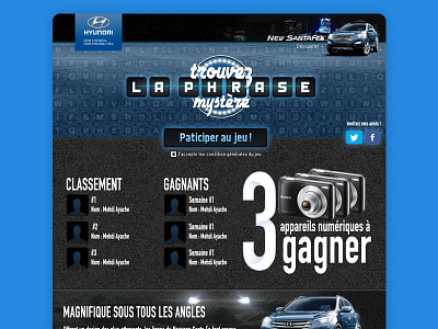 Advergame landing page @Facebook - Meli Melo advergame car facebook facebook app game gaming hyundai meli melo ui viral