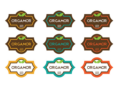 Organic & Bio moroccan poduct (Logo proposal) bio blue branding brown green logo morocco orange organic yellow