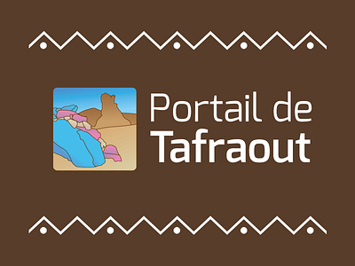 Tafraout community portal logo ! berber berbere natural painted rocks tafraout