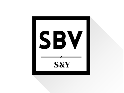 STROY BYVI LOGO agency black branding logo old school simple square visual white