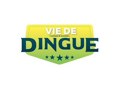 Vie de Dingue, American way american branding logo shiled superhero