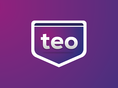 Logo branding TEO branding gradient logo