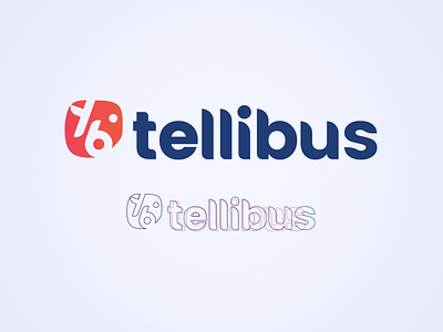 Tellibus Logo (rebranding) brand branding gradient logo logotype rebranding symbol