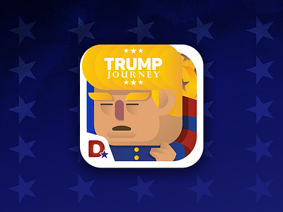 Trump Journey icon mobile game android donald trump game gaming ios mobile