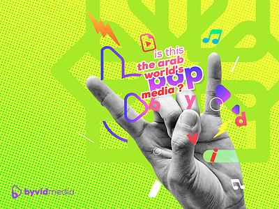 byvid arab world's pop media facebook cover arabic media byvid cover facebook fresh gradient islamic media media logo rock