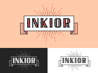 INKIOR LOGO ink ink logo ink service shop logo tattoo logo