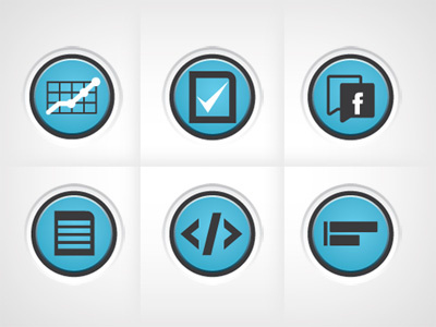 Kapptain Icons set blue dashboard facebook html icon set icons icons package illustration kapptain report reporting stats