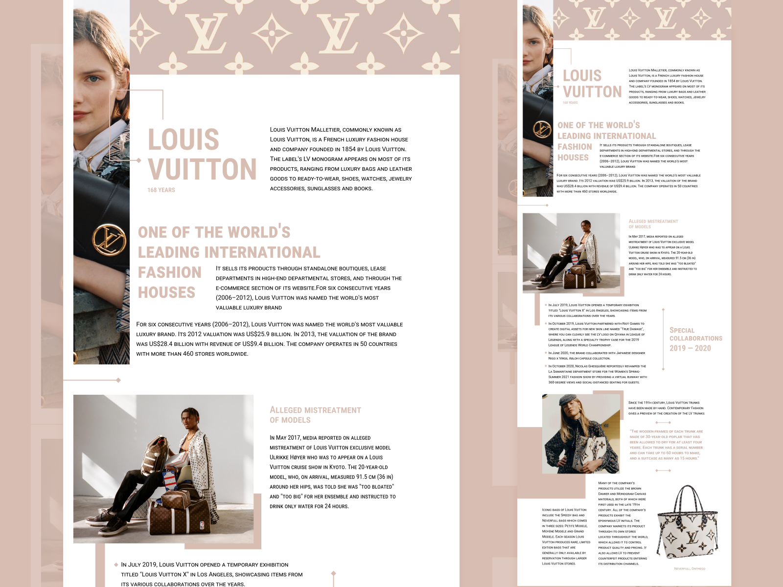 Louis Vuitton exclusive online Magazine Homepage