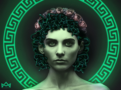 Medusa NFT digital art