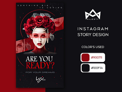 Instagram story design / social media design branding edit graphic design illustration instagram photoshop post poster social media story website