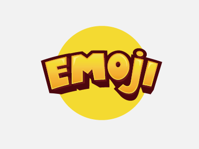 Emoji type by Jonathan Lavender on Dribbble