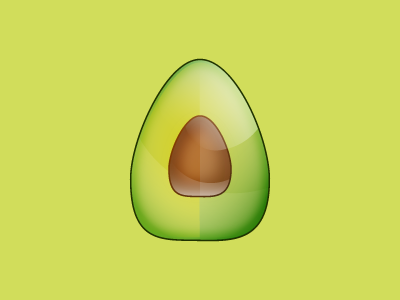 A Is For Avo 36 days of type a avocado design illustration letter a typography