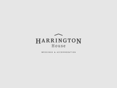 Harrington House branding building graphic design home house identity logo logotype typography visual identity wedding
