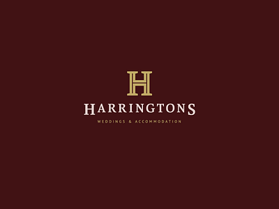 Harringtons branding design graphic design identity design logo logotype typography wordmark