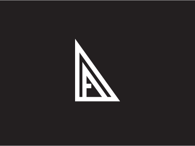 After Dark monogram a branding custom type display type graphic design logo monogram typography