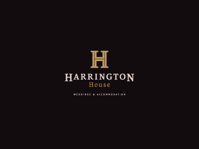Harrington House branding design graphic design identity design logo logotype typography wordmark