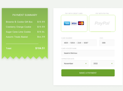 #dailyui #002 credit card checkout page. 002 checkoutpage creditcart dailyui dailyuichallenge figma