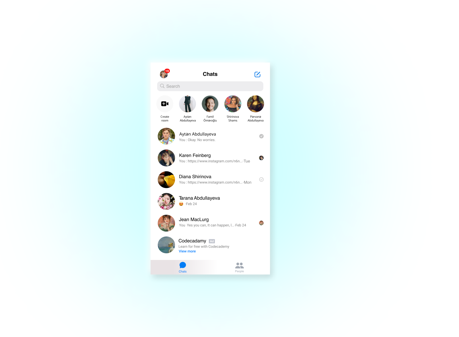 daily ui 013 direct message by nazrin on Dribbble