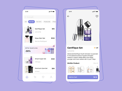 Gift Shop app branding collection page design ecommerce mobile mobile app webflow shop store ui ux