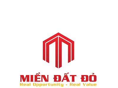 Logo Miền Đất đỏ - Thương hiệu bất động sản design graphic design logo