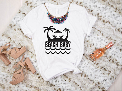 Beach Baby beach baby beach baby t shirt design poste