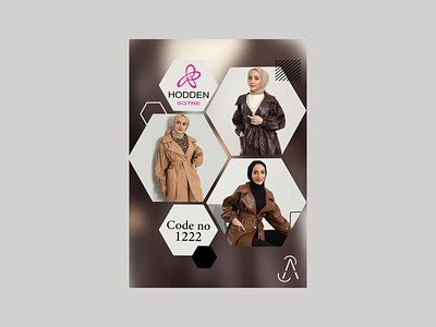 Ad for women's fashion company branding graphic design