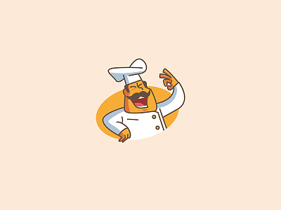 CSL Food character chef design illustration logo logo design mascot