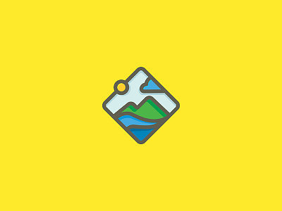 Sea To Sky badge emblem landscape logo logodesign sky