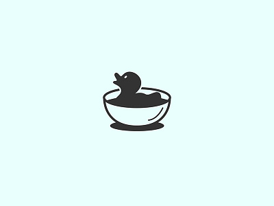 Duck Soup branding design duck icon logo logo design monogram soup