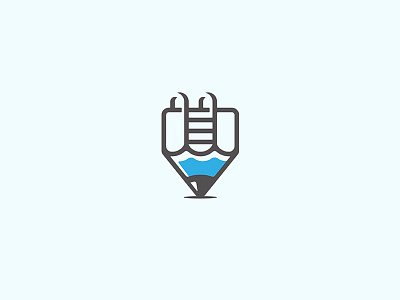 CreativePool branding creative design icon logo logodesign pencil pool