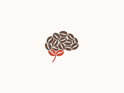 CoffeeAddict addict brain cafe coffee design logo logodesign