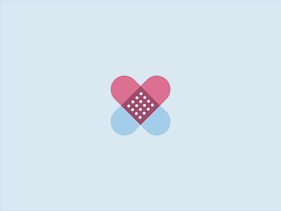 Love Hurts design hurts icon logo logo design love plaster