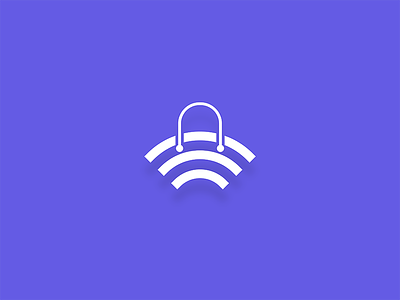 ShopNetwork branding design icon logo network shop signal wifi