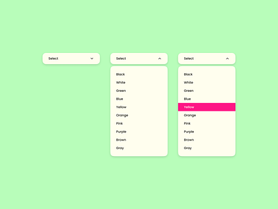 Daily UI #027 - Dropdown 027 app application daily daily ui daily ui 027 design dropdown ui ux