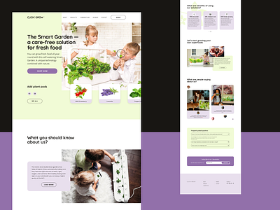 UX/UI design for online store Smart Garden