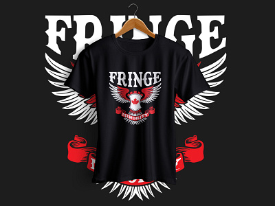 Fringe Minority Canada T-Shirt Design 3d animation app bartender t shirt branding design gangster t shirt graphic design illustration logo motion graphics ui