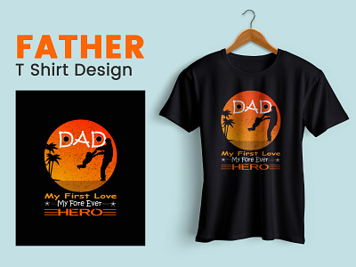 Father T-Shirt Design 3d animation app bartender t shirt branding design gangster t shirt graphic design illustration logo motion graphics ui
