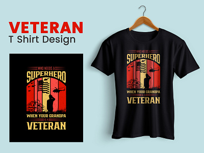 Veteran T-Shirt Design 3d animation app bartender t shirt branding design gangster t shirt graphic design illustration logo motion graphics ui veteran t shirt design