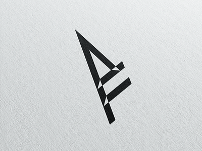 " A F " branding design graphic design illustration illustrator logo minimalism vector