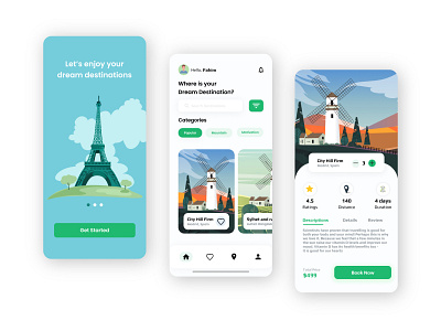 UI design For Travel Mobile App app design app ui design mobile app design ui ui ux ui ux design ux