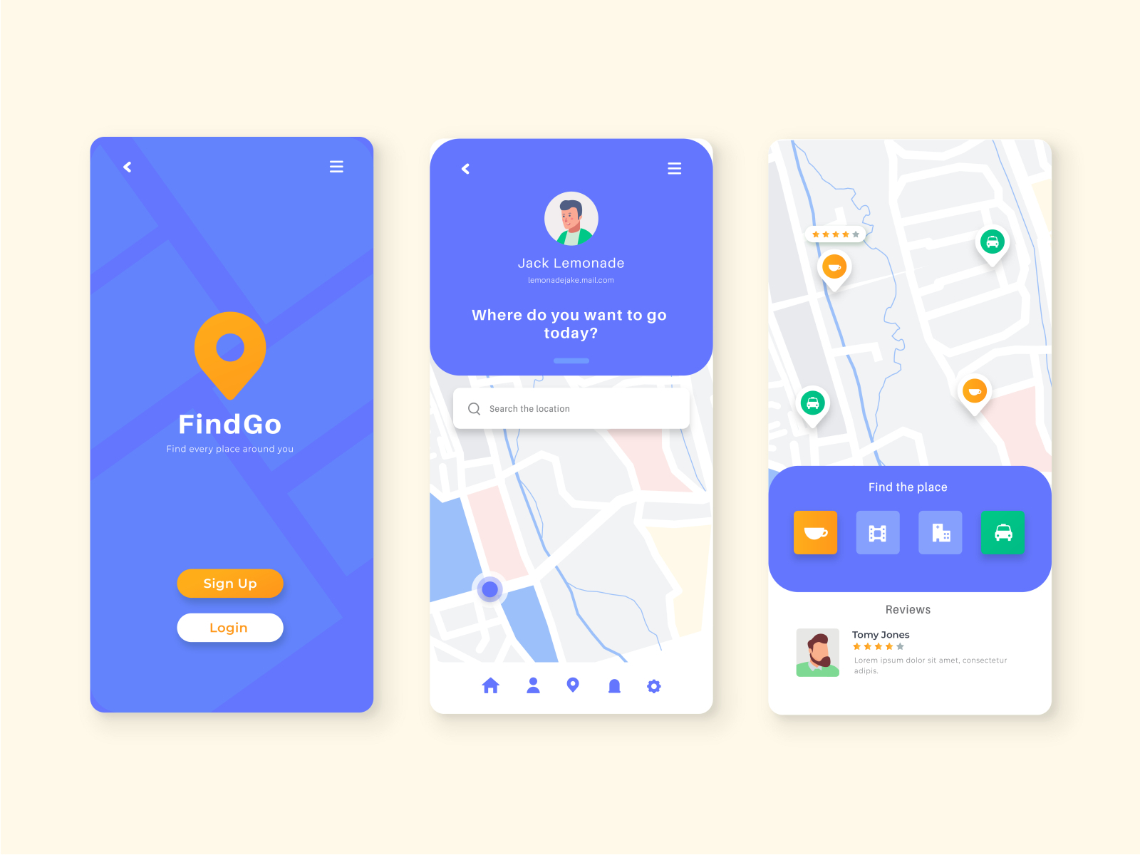 location-app-ui-ux-design-clean-design-by-fahim-emon-on-dribbble