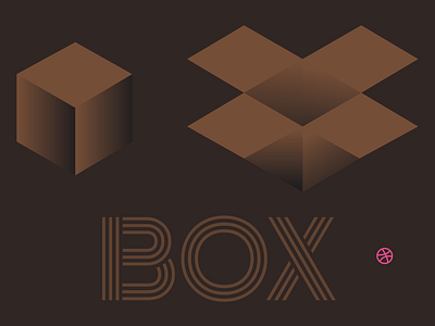 BOX graphic design illustration logo ui