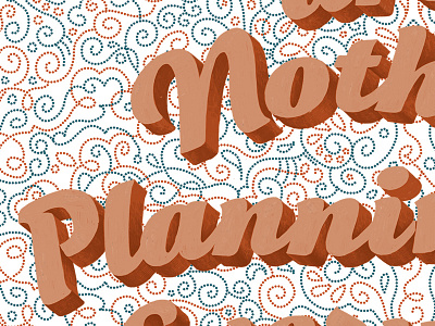 Plans | FF Tartine digital fftartine hand lettering lettering typography xavier dupré
